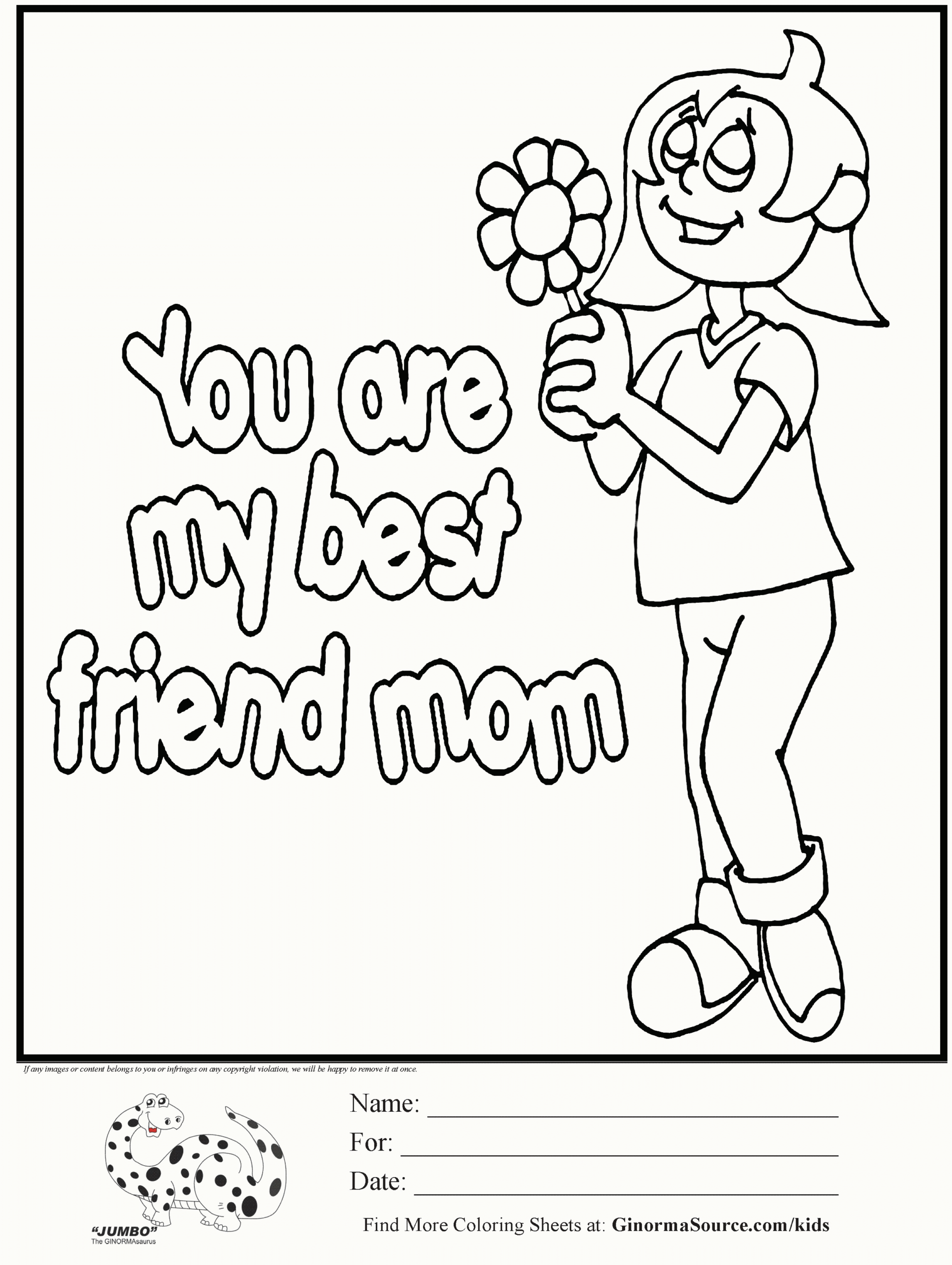 Happy Birthday Mom Printable Coloring Pages Coloring Home