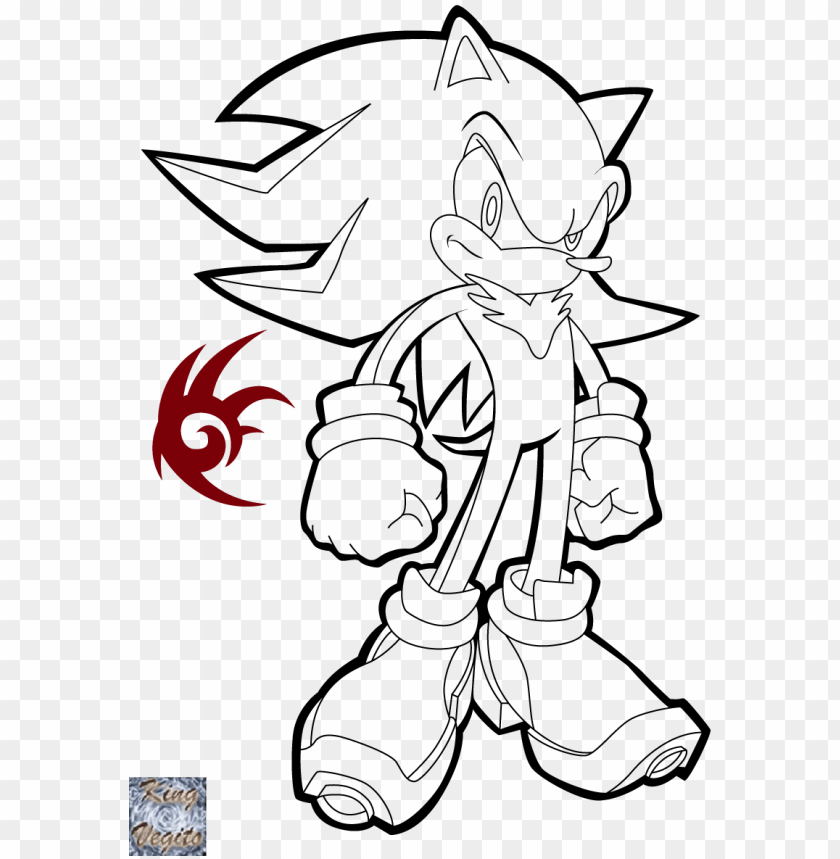 Super Shadow Coloring Pages