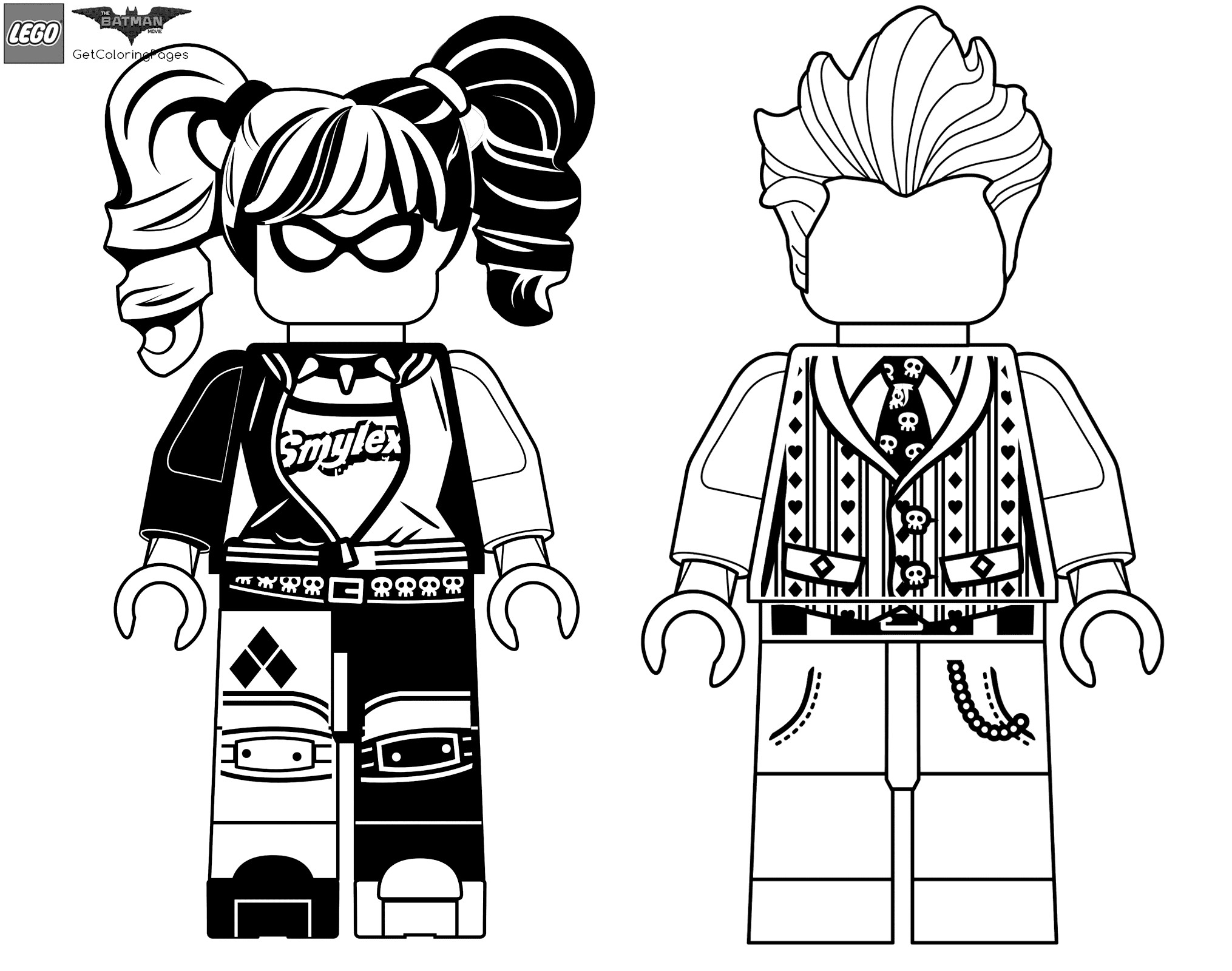 printable coloring pages harley quinn