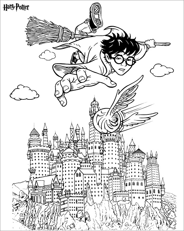 Harry Potter Free Coloring Pages Coloring Book 