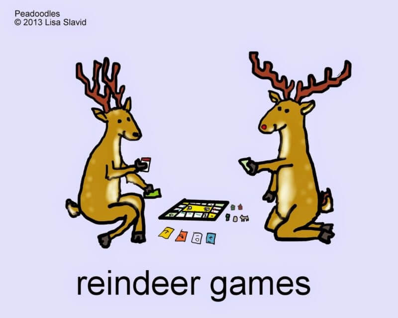 reindeer games for kids printable