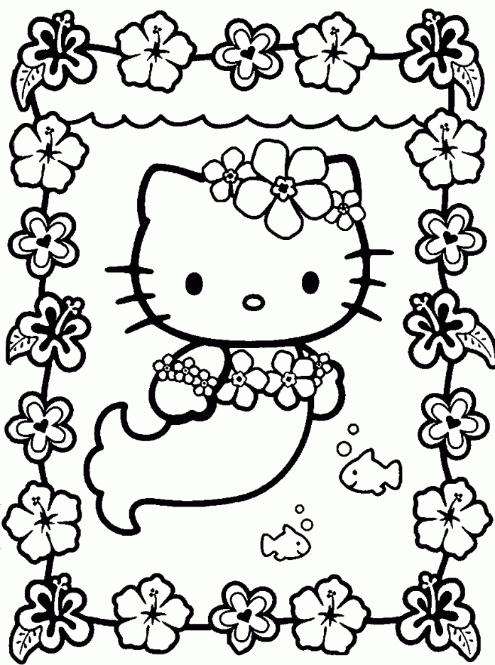 Hello Kitty Coloring Pages Pdf Coloring Home