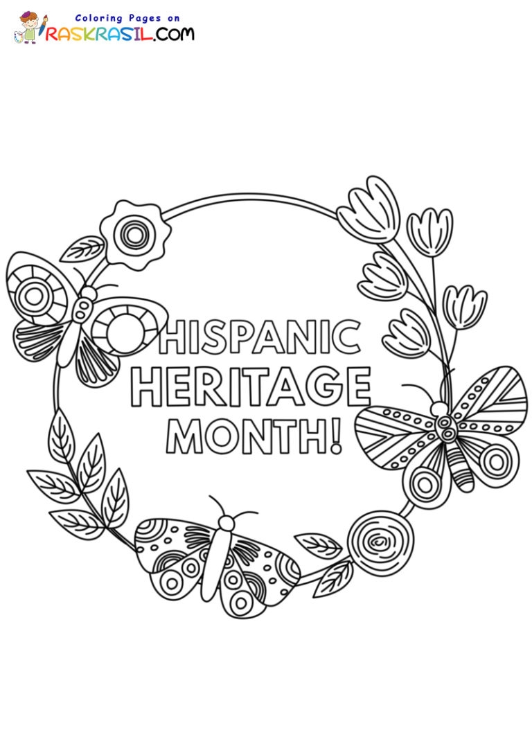 Hispanic Heritage Month Coloring Pages