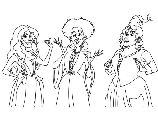 Hocus Pocus Color Pages