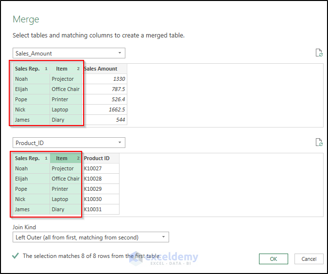 How To Combine Two Tables Using Power Query In Excel