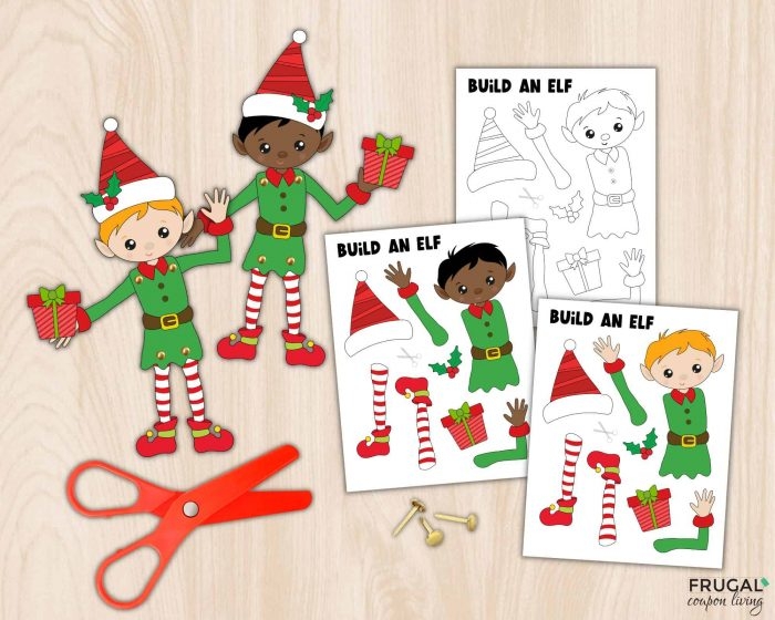 free elf printable template
