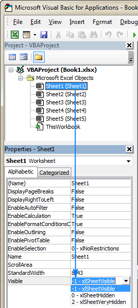 how do you hide a worksheet in excel