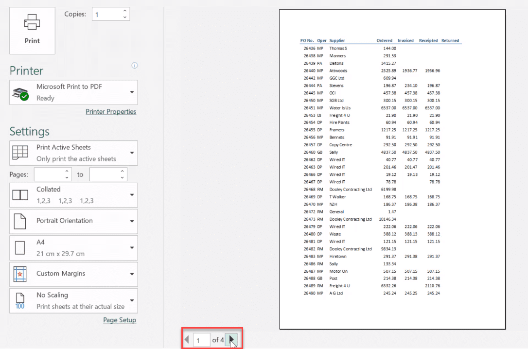 How To Print Excel Spreadsheet On One Page Excel At Work Worksheets