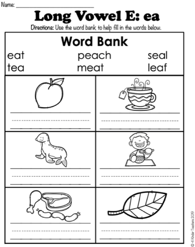 How To Teach Long E Words In Kindergarten 4 Kinder Teachers 