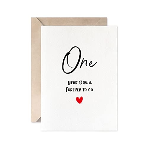 one year anniversary cards printable