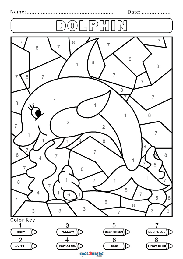 Ice Cream Color By Number Coloring Pages Color By Number Coloring 