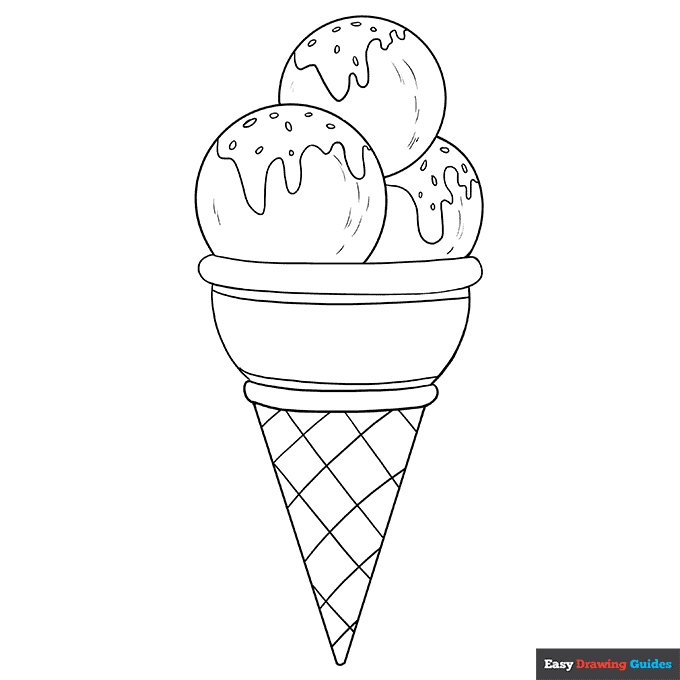 free printable ice cream coloring pages