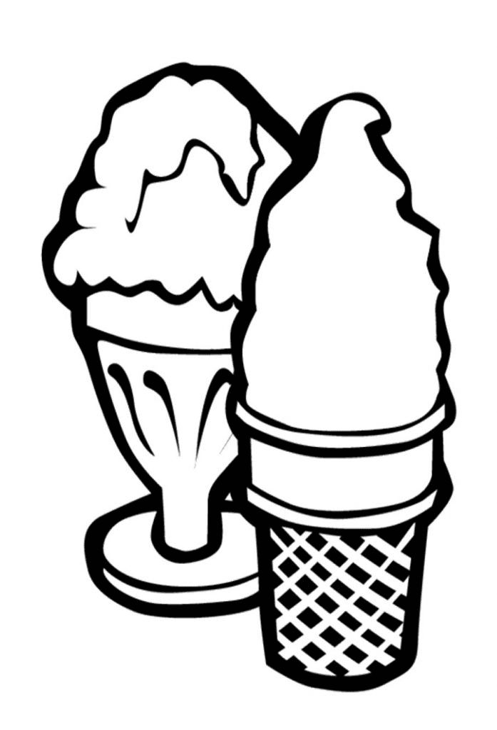 Ice Cream Coloring Pages Coloring Pages For Kids And Adults