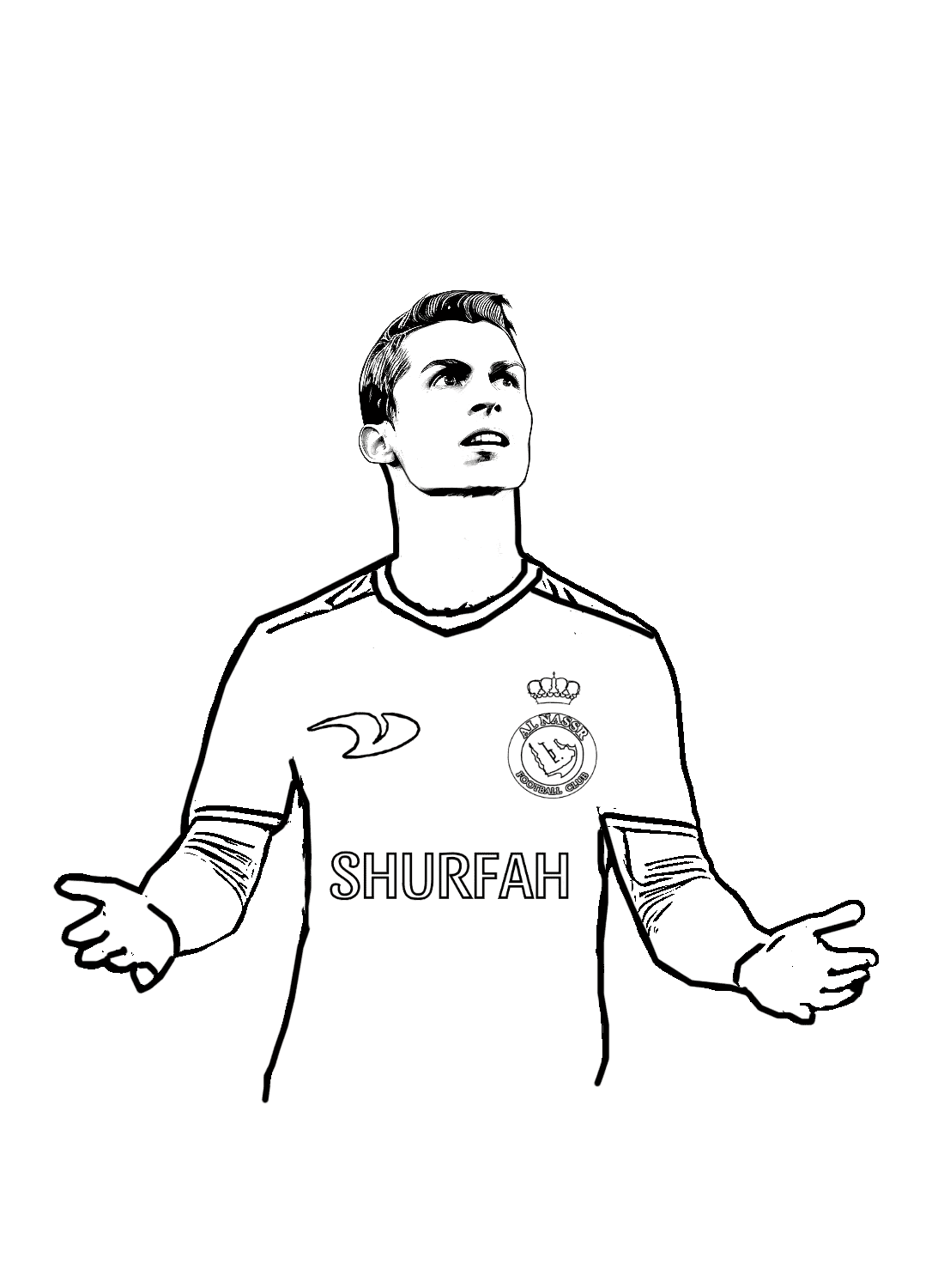 printable coloring pages ronaldo