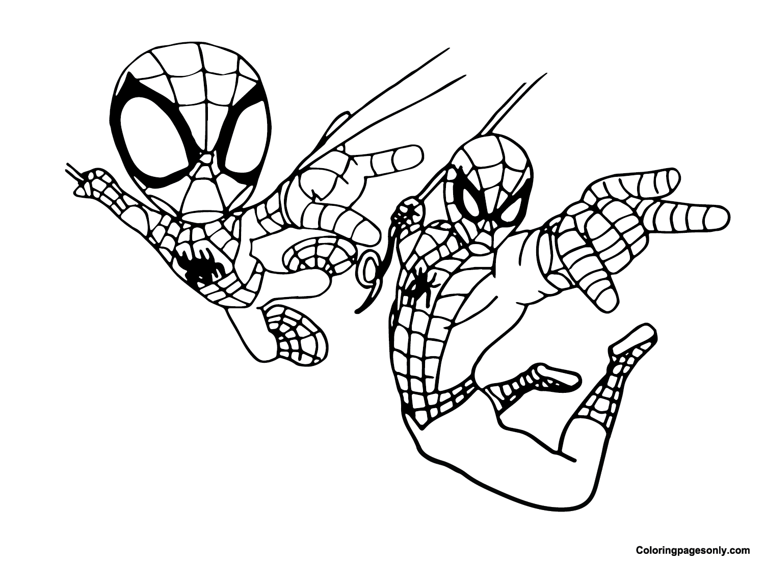 Images Spidey Coloring Page Free Printable Coloring Pages