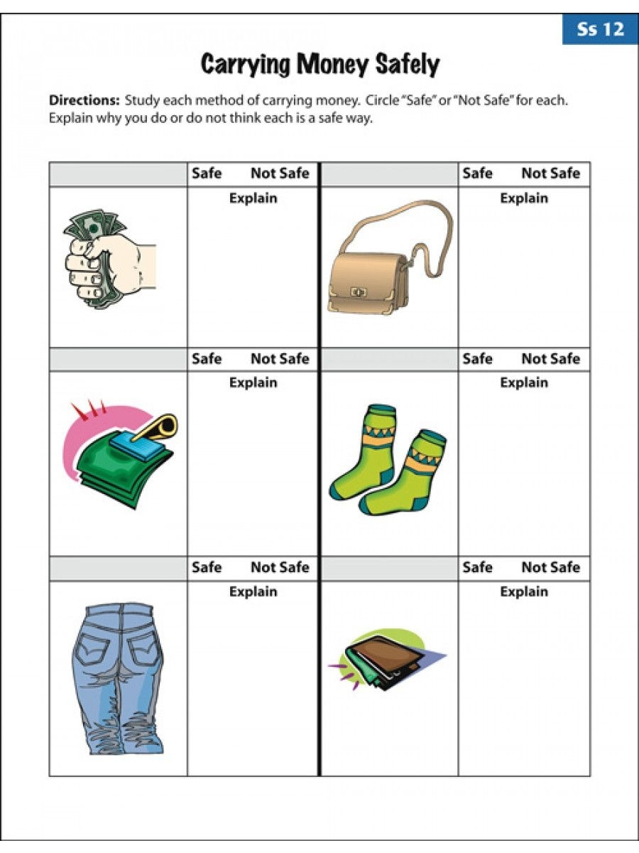 printable worksheets for adults with disabilities