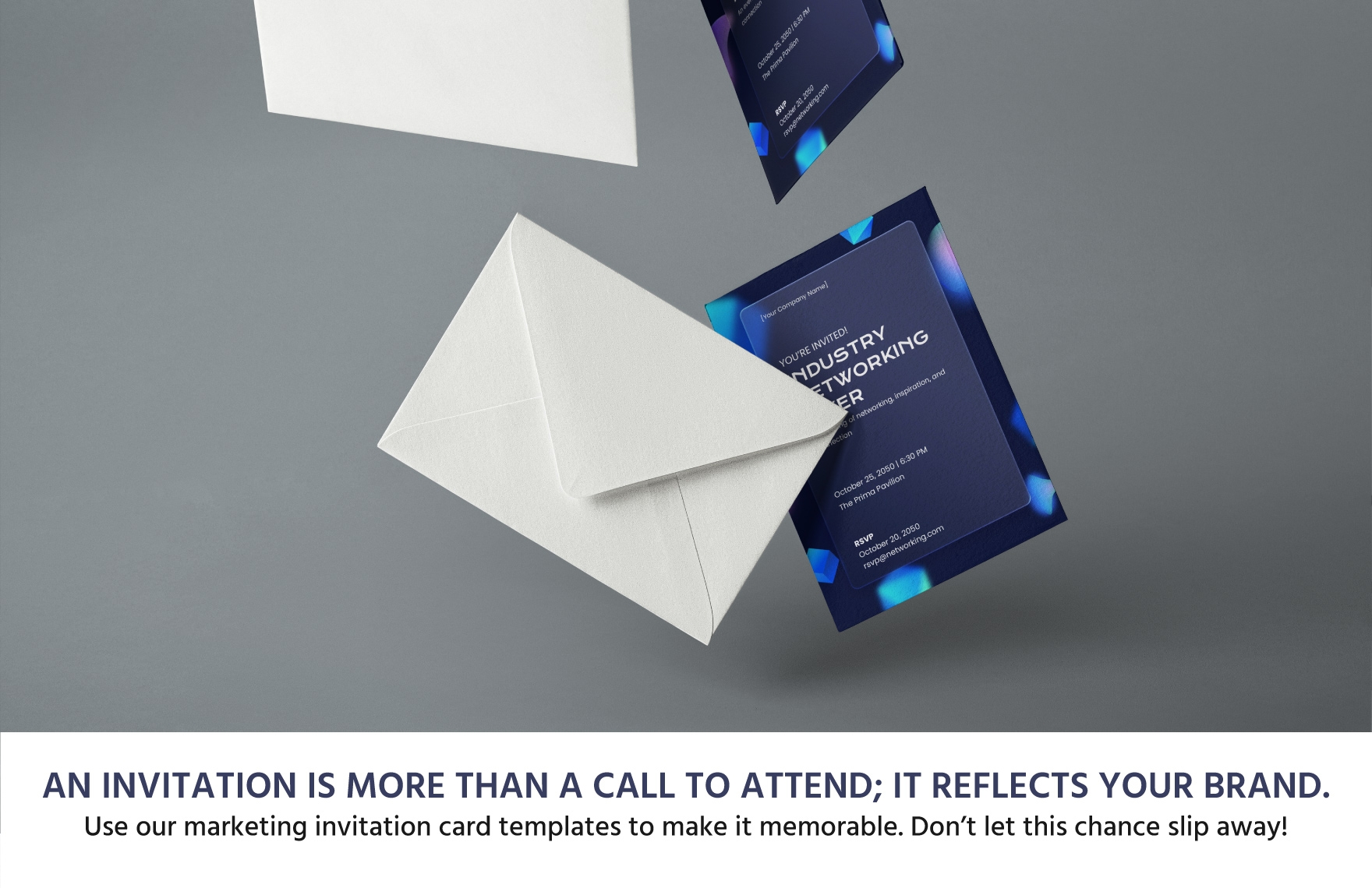 Industry Networking Mixer Invitation Card Template In Word PDF 