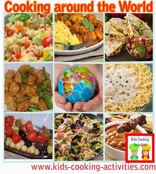 around the world activities for kids printable