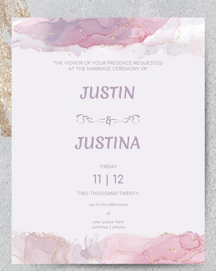 Invitation Google Doc Template