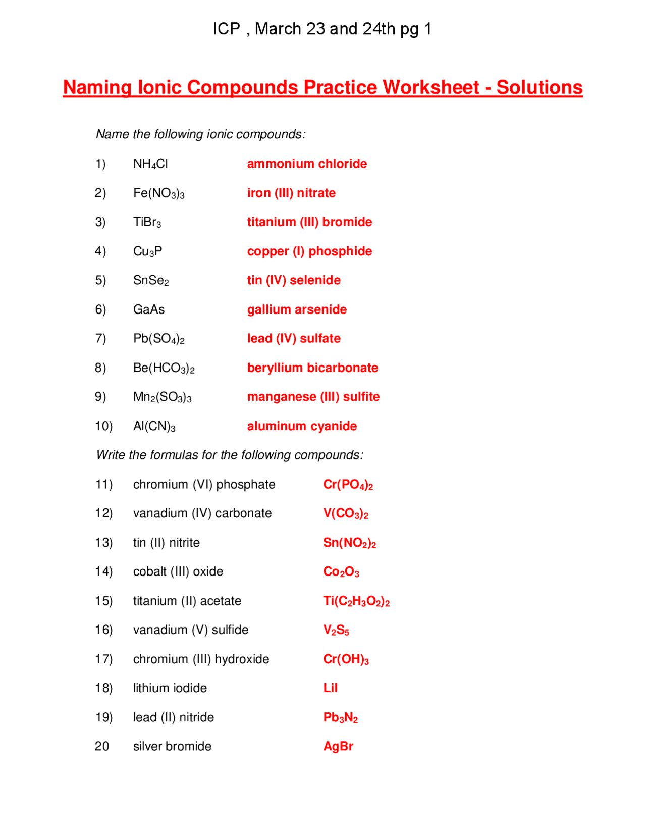 Ionic Bonding Exam Practice Questions GCSE Chemistry Teachit 