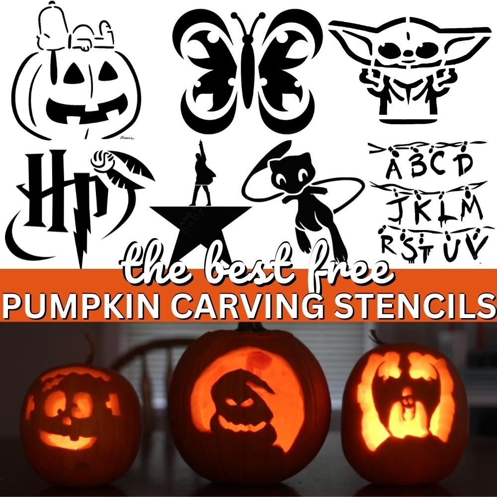 jack o lantern template free printable