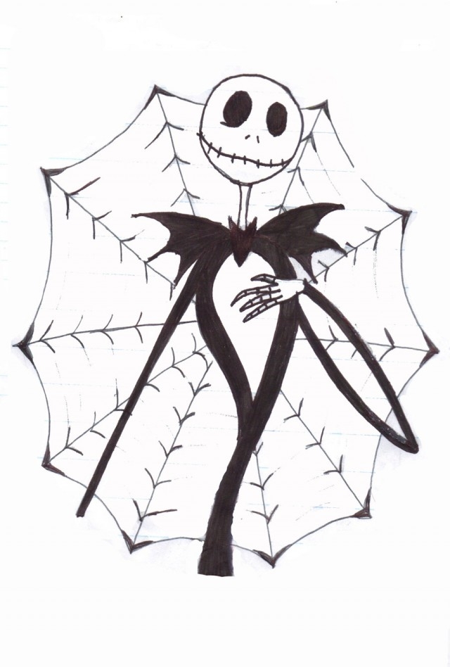 Jack The Skeleton Coloring Pages
