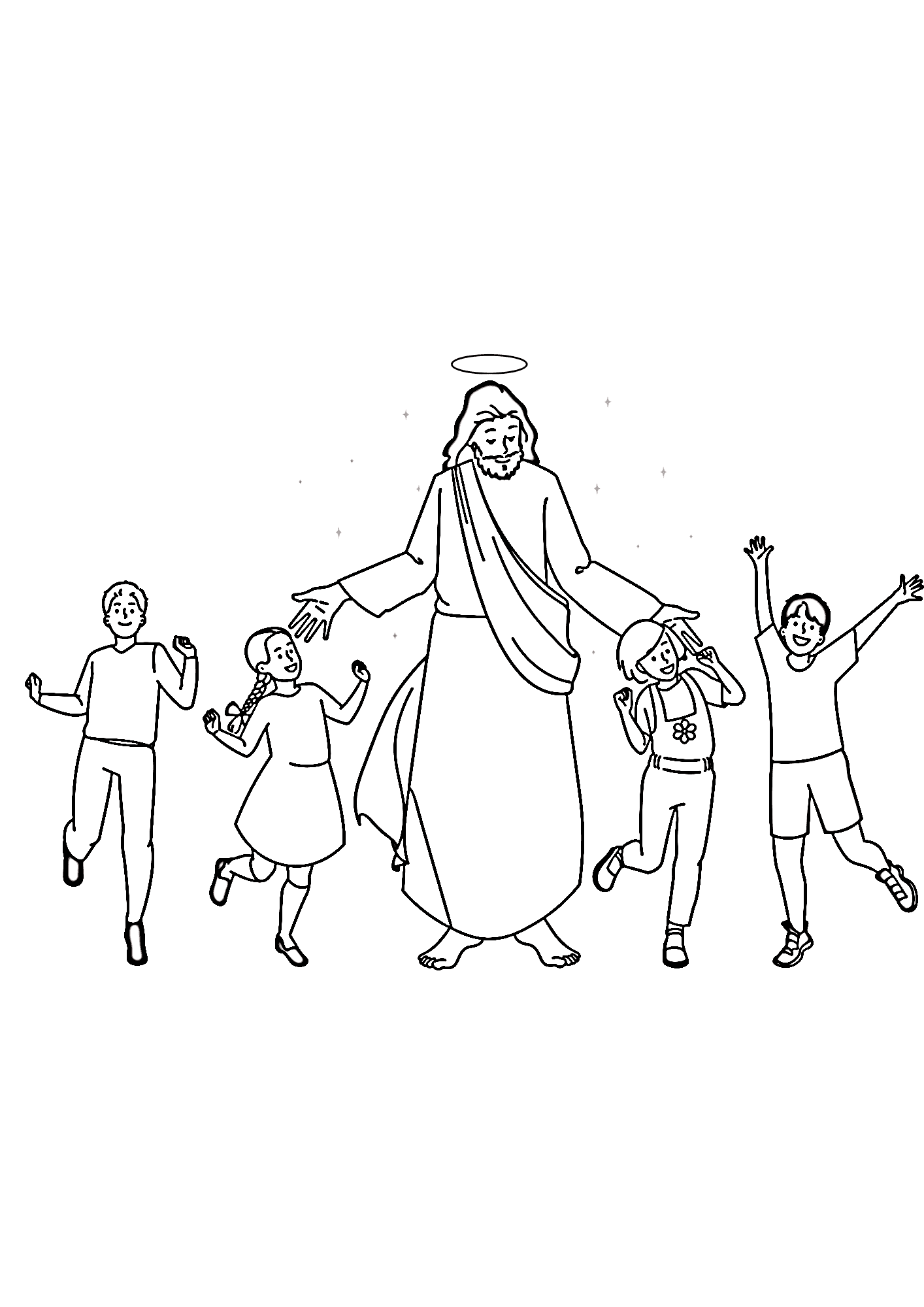 Jesus Coloring Pages Printable JORZ ART
