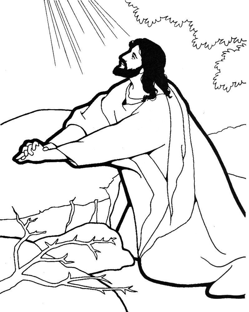 jesus coloring pages free printable