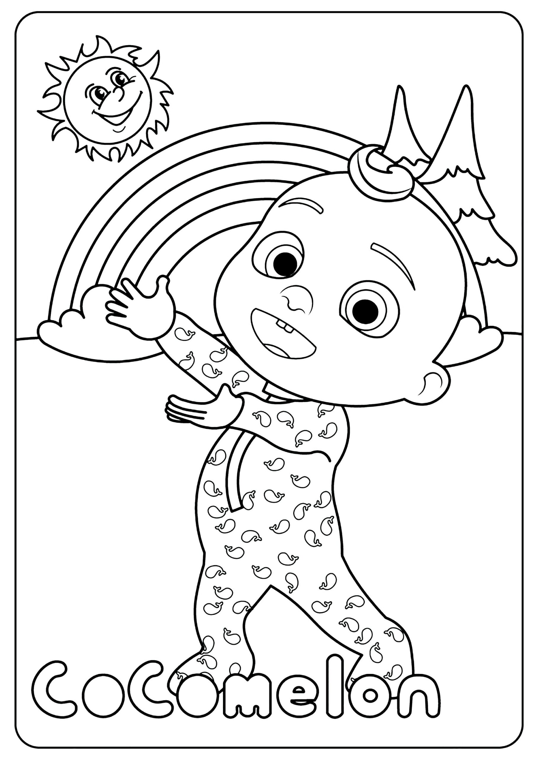 Coco Melon Coloring Pages