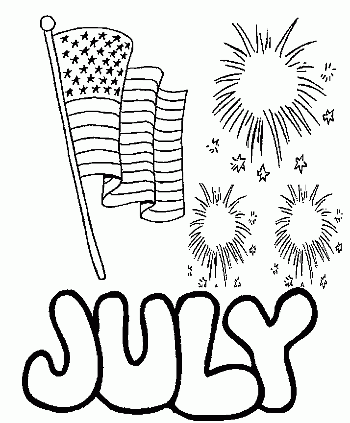 July Coloring Pages Printable