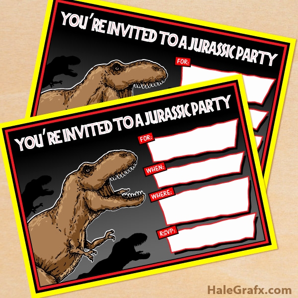 Jurassic World Invitation Template Free Collegio Sanlorenzo Template