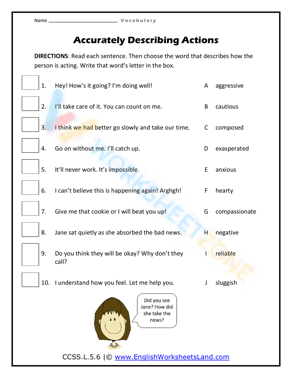 K5 Learning 5th Grade Vocabulary Worksheets K5 Learning Worksheets 