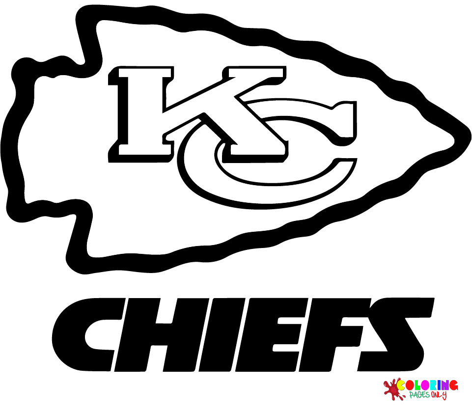 Kansas City Chiefs Football Player Coloring Pages Free Printable 
