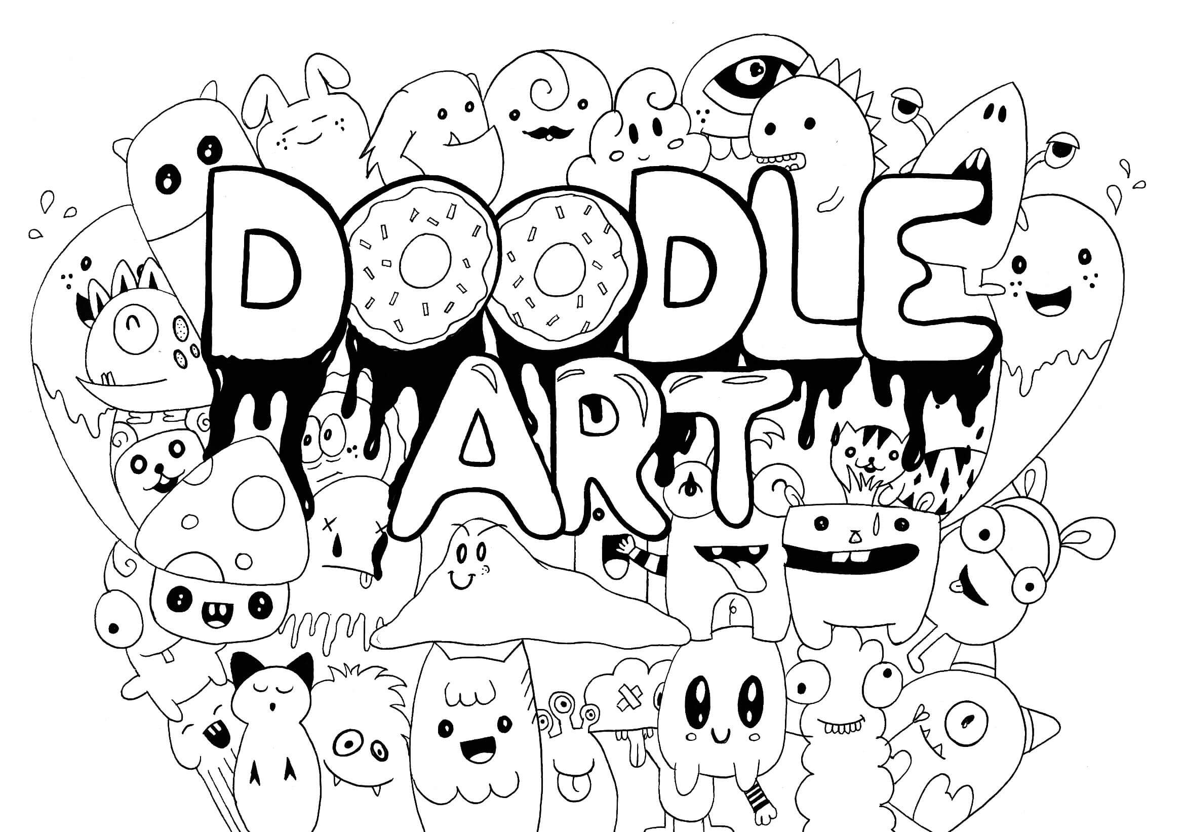 Kawaii Food Coloring Pages