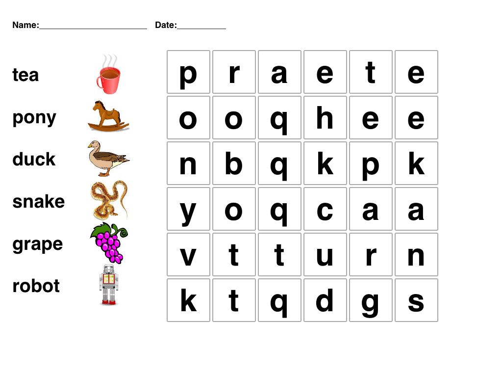printable word puzzle games for kids