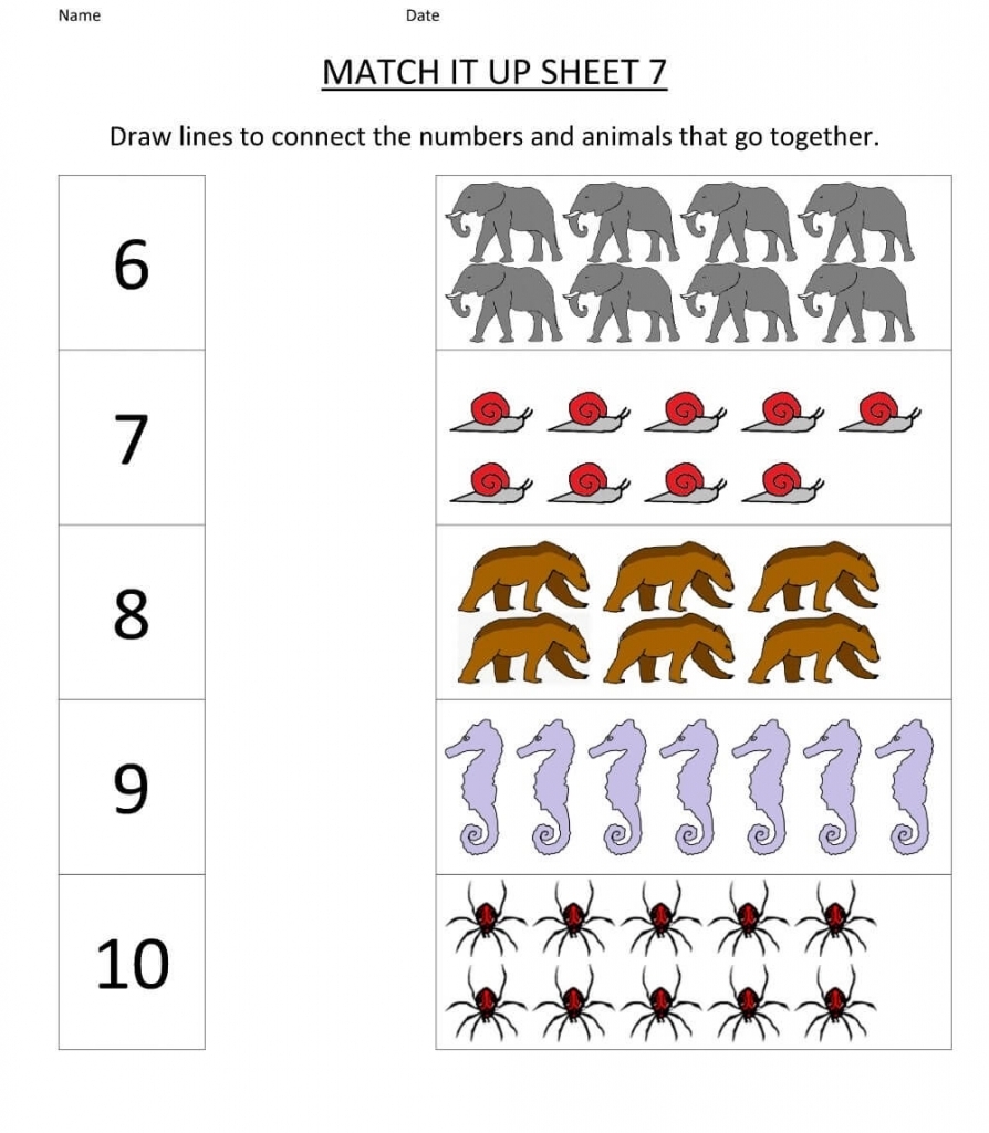 free math kindergarten worksheets