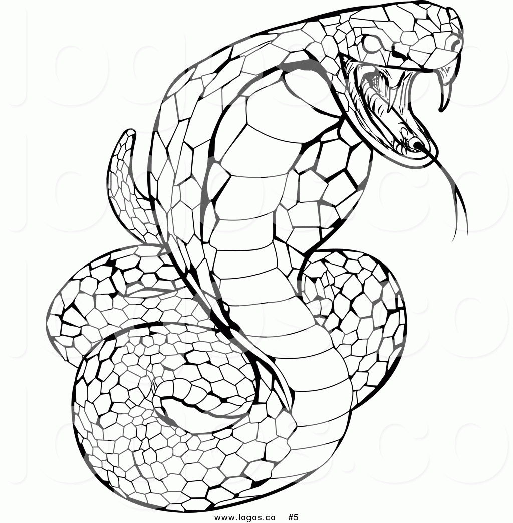 King Cobra Coloring Page Coloring Home