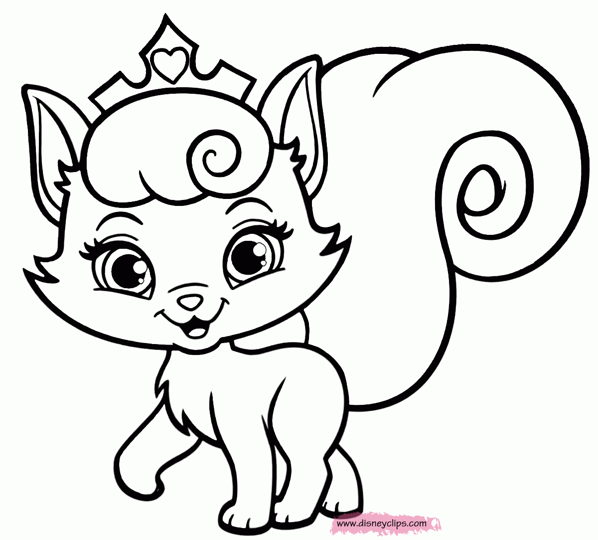 Kitten And Puppy Coloring Pages To Print Coloring Home