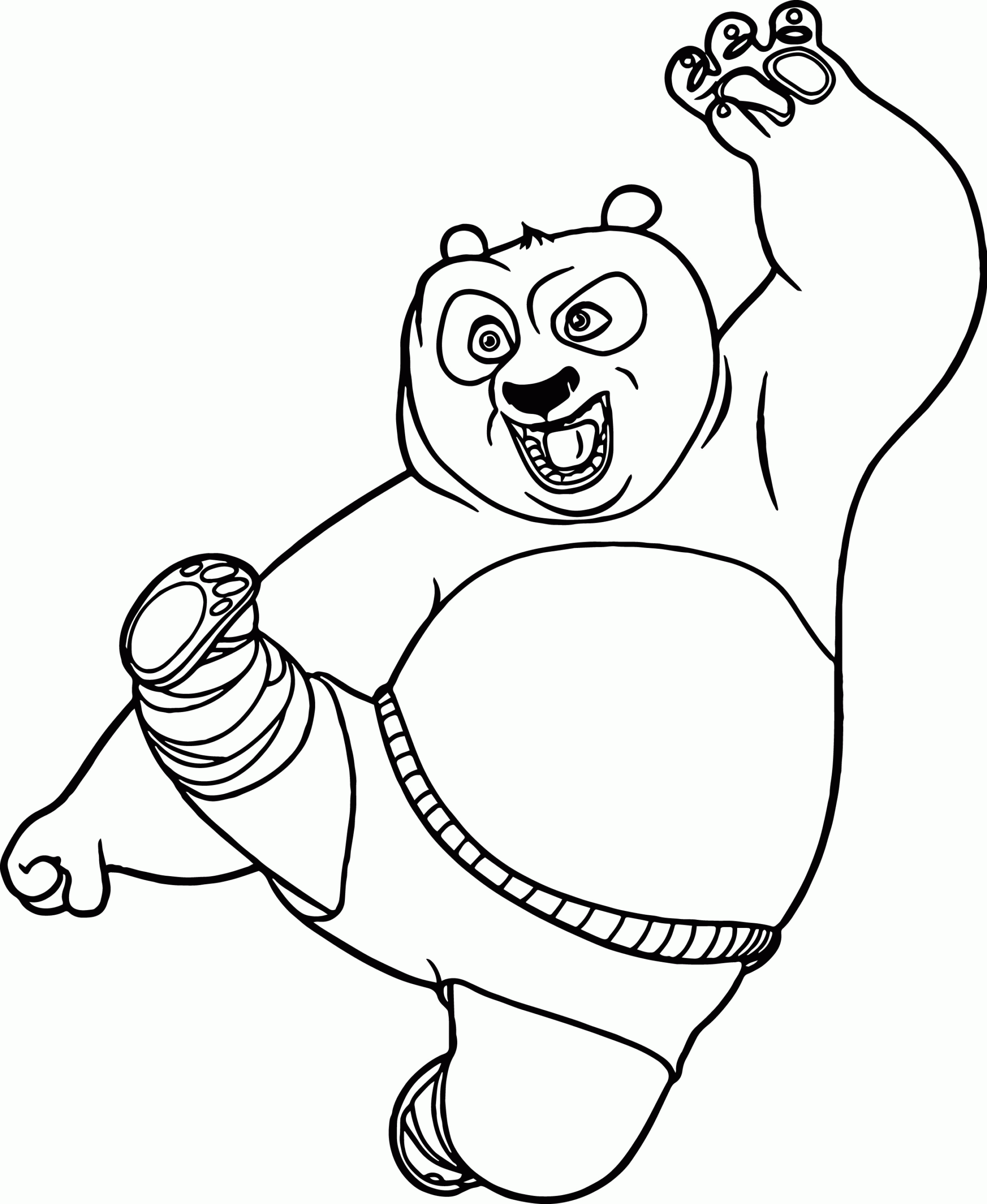 Kung Fu Panda Tigress Coloring Pages Coloring Home