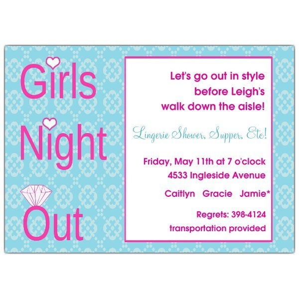 Ladies Night Invitation Templates