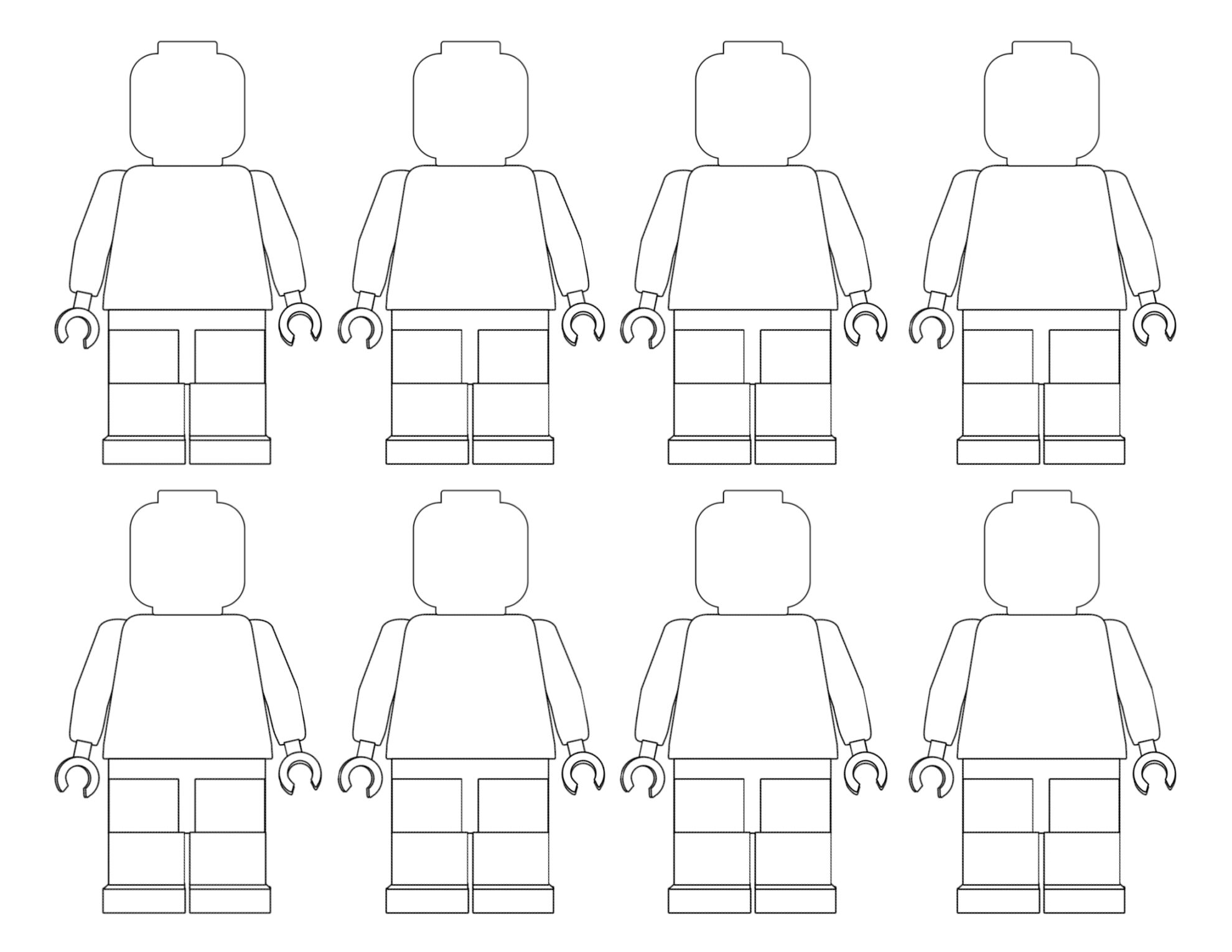 free printable lego coloring pages