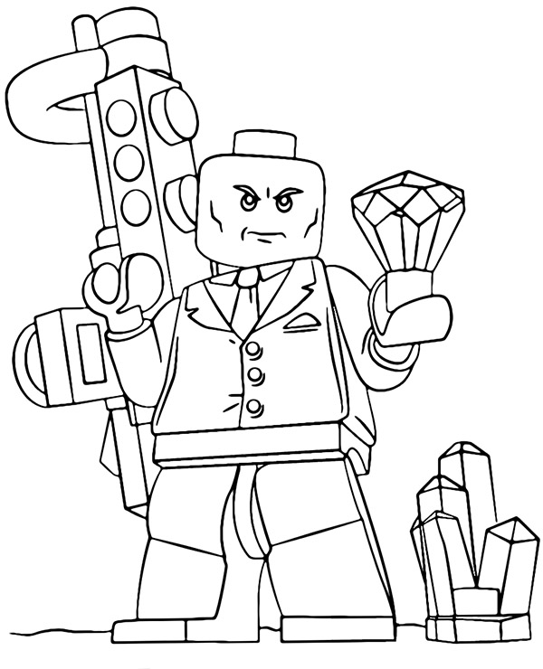 Lego Coloring Page