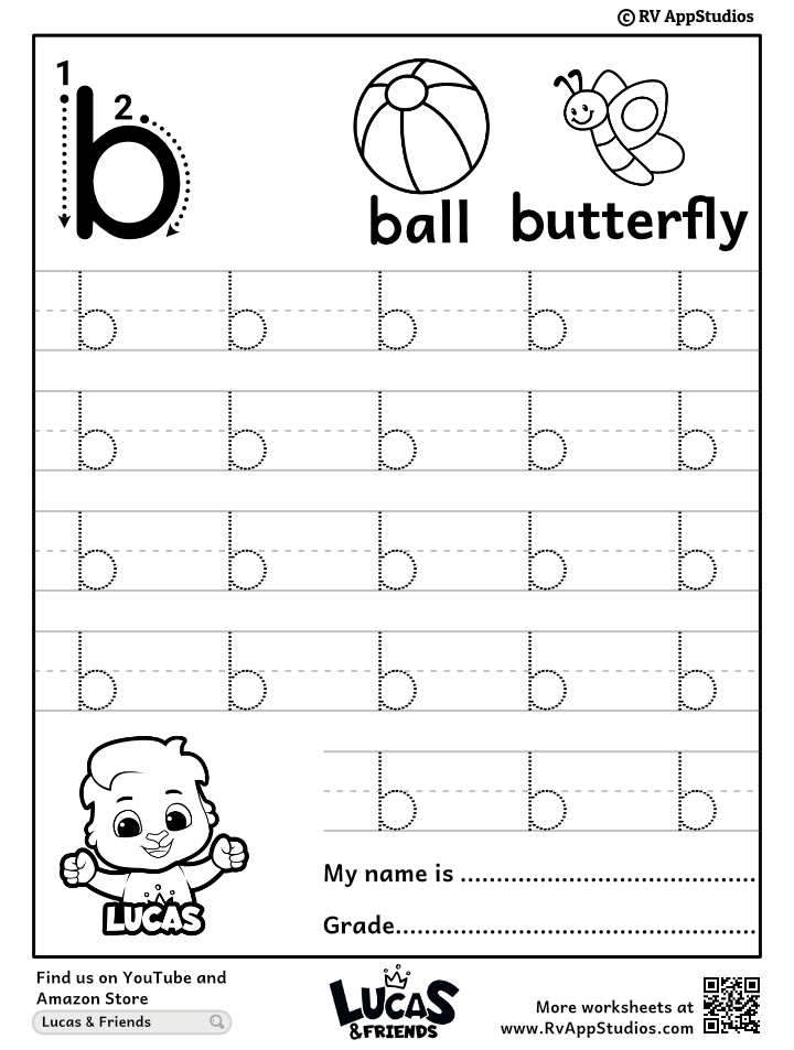 Letter B Worksheet Worksheets Library
