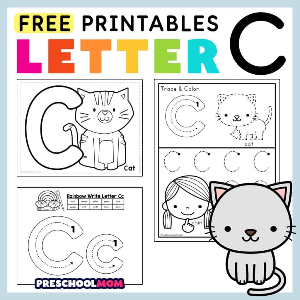 letter c preschool worksheet