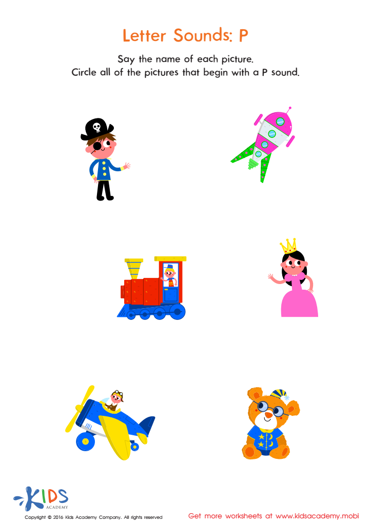 letter sound worksheet
