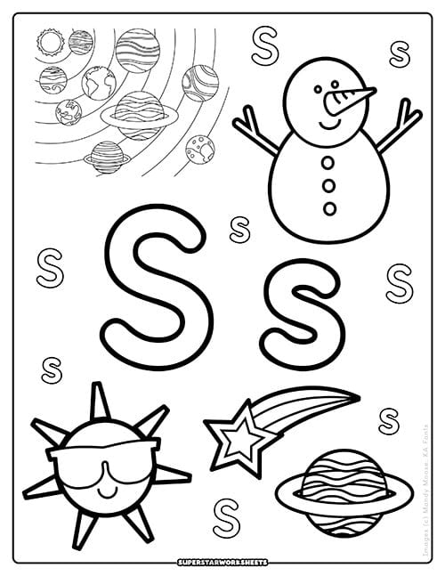 Coloring Page Of Letter A