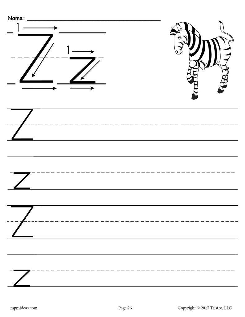Letter Z Worksheets About Preschool Worksheets Library