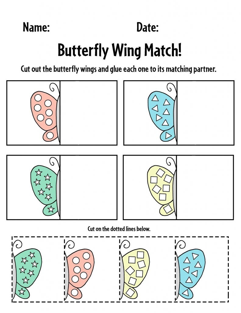 butterfly worksheets