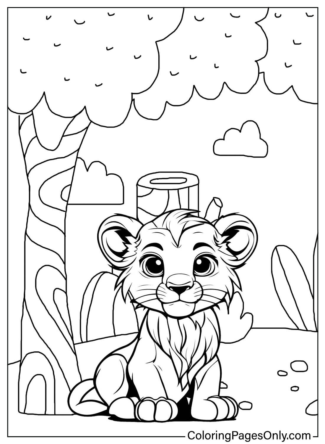 Lion Color Pages
