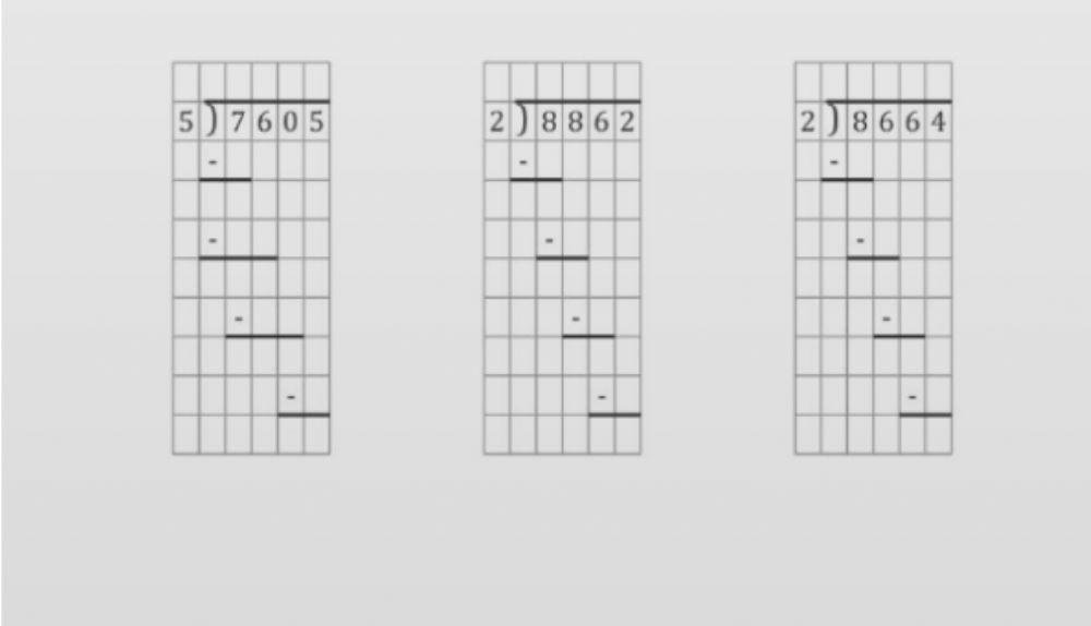 Long Division Grid F Worksheet Live Worksheets Worksheets Library